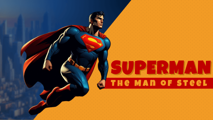 Superman Presentation Theme PPT Slide 1