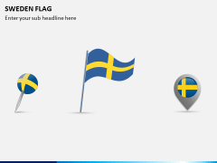 Sweden Flag PPT Slide 1