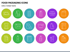 Food Packaging Icons PowerPoint Slide 4