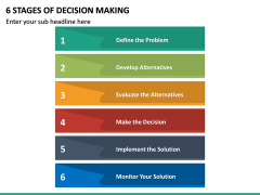 6 Stages of Decision Making PPT Slide 2