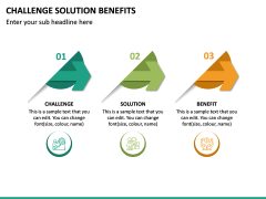 Challenge Solution Benefit free PPT slide 2