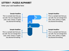 Letter F - Puzzle Alphabet PPT Slide 1