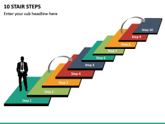 10 Stair Steps PPT Slide 2