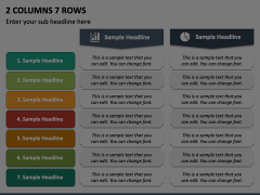 2 Columns 7 Rows Animated Presentation - SketchBubble