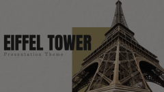 Eiffel Tower Presentation Theme Animated Presentation - SketchBubble