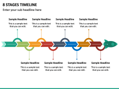 8 Stages Timeline PPT Slide 2