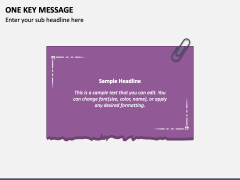One Key Message PowerPoint Template and Google Slides Theme