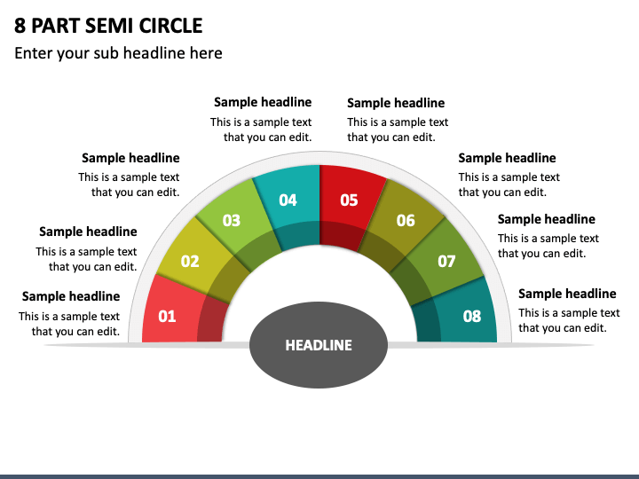 8 Part Semi Circle Powerpoint Template Ppt Slides 3303