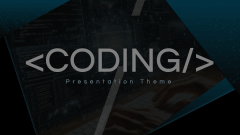 Coding Theme Animated Presentation - SketchBubble