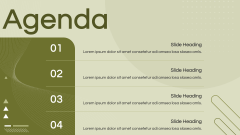 Olive Green Background Theme PPT Slide 2