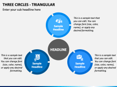Three Circles - Triangular PPT Slide 2
