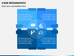 4 Box Infographics PPT Slide 1