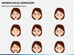 Woman Facial Expression PPT Slide 4