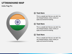 Uttarakhand Map PPT Slide 6