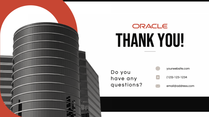 Free Oracle Case Study PowerPoint and Google Slides Template PPT Slides