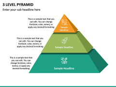 3 Level Pyramid PPT Slide 2
