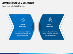 Comparison Of 2 Elements PPT Slide 1