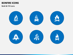 Bonfire Icons PPT Slide 2