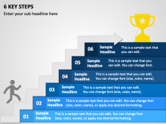 6 Key Steps PPT Slide 1