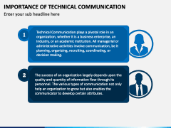 Importance of Technical Communication PowerPoint Template - PPT Slides