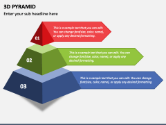 3D Pyramid PPT Slide 1