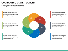 Overlapping Shape – 6 Circles PPT Slide 2