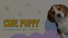 Cute Puppy Theme Animated Presentation - SketchBubble