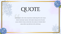 Elegant Floral Slides PPT Slide 8