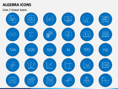 Algebra Icons PPT Slide 4