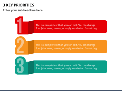 3 Key Priorities Slide 1
