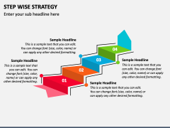 Step Wise Strategy PowerPoint and Google Slides Template - PPT Slides