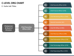 C Level ORG Chart For PowerPoint And Google Slides - PPT Slides