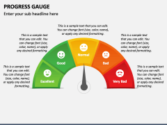 Progress Gauge PowerPoint Template and Google Slides Theme