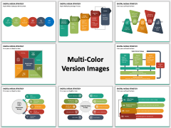 Digital Media Strategy Multicolor Combined