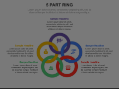 5 Part Ring Animated Presentation - SketchBubble
