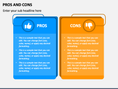 Free - Pros and Cons Slides for PowerPoint and Google Slides