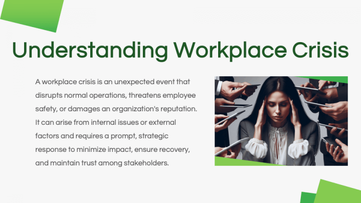 Workplace Crisis PowerPoint and Google Slides Template - PPT Slides