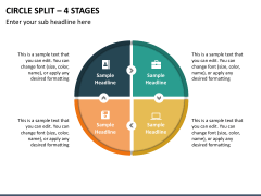 Circle Split 4 Stages Slide 1