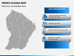French Guiana Map PPT Slide 5
