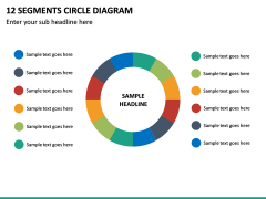 12 Segments Circle Diagram PPT Slide 2