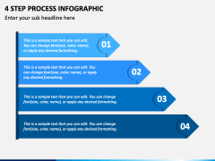 4 Step Process Infographic PowerPoint Presentation Slides - PPT Template