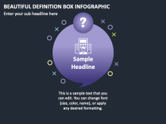 Beautiful Definition Box Infographic PPT Slide 2