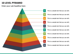 10 Level Pyramid PPT Slide 2