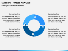 Letter O - Puzzle Alphabet PPT Slide 1