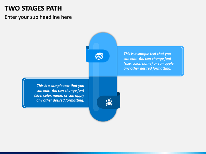 Two Stages Path PPT Slide 1