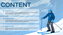 Skiing Theme PPT Slide 2