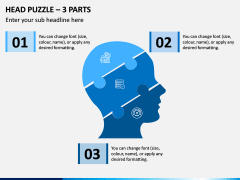 Head Puzzle – 3 Parts PPT Slide 1