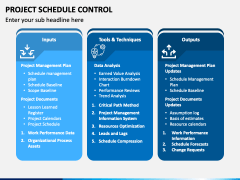 Project Schedule Control PowerPoint Template - PPT Slides