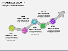 5 Year Sales Growth PPT Slide 2