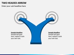 Two Headed Arrow PPT Slide 1